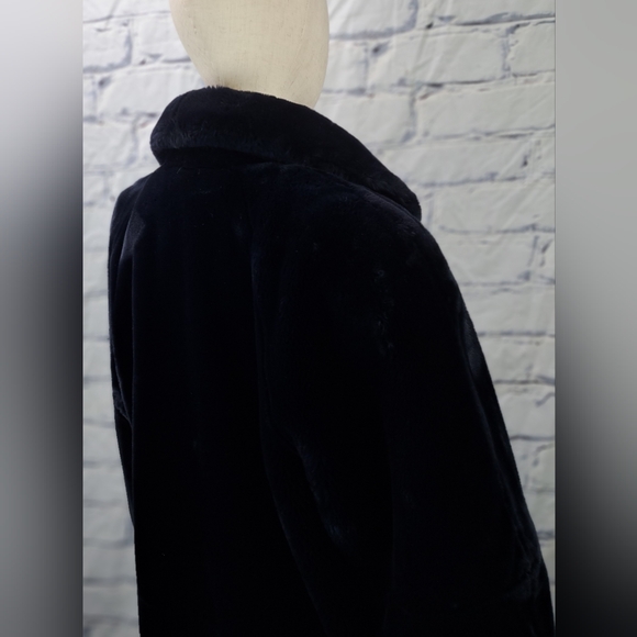 Marie Planete FrVintage 90s Women's Faux Fur Winter Coat Jacket Purple XL - Picture 8 of 14